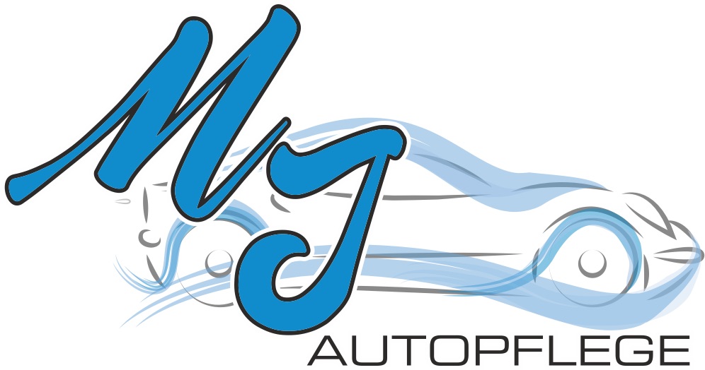Unsere Partnernetzwerke | Rapid Rohr- und Kanaltechnik Logo for MJ Autopflege featuring blue cursive initials over a stylized light-blue car silhouette with the word AUTOPFLEGE beneath.